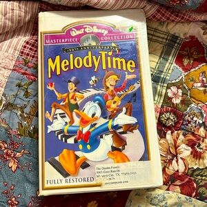 Melody Time 50th Anniversary Walt Disney Masterpiece Collection VHS Sealed